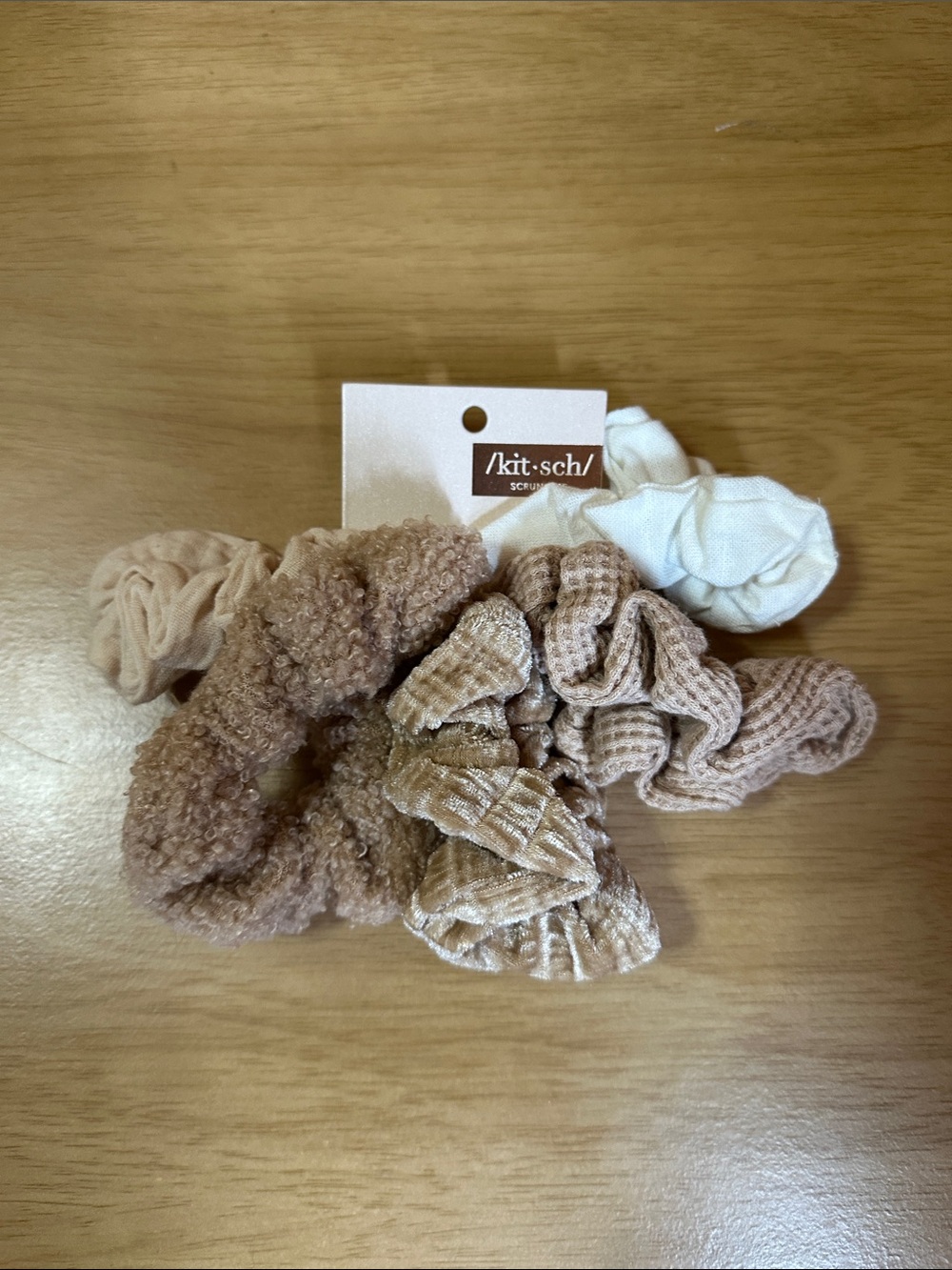 Kitsch Assorted Textured Hair Scrunchies